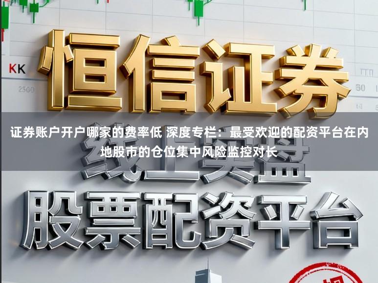 证券账户开户哪家的费率低 深度专栏：最受欢迎的配资平台在内地股市的仓位集中风险监控对长